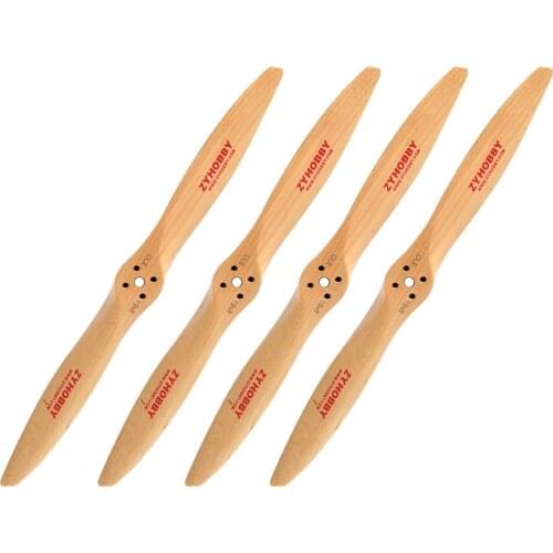 Flight Model Wood Gasoline CW Propeller 19*8 18*10 20*10 Drilled For DLE Gas Engine