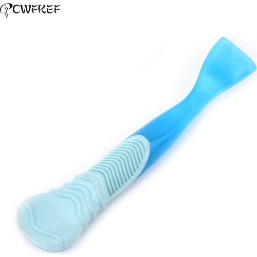 Blue Shaving Razor Handle Shaving Razor for Women Hair Remover Sharpener Trimmer Depilator for Lady Men