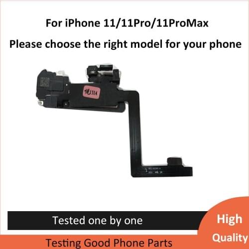 1PCS Ear Speaker Light Sensor For iPhone 11 Pro Max 11pro 12 Pro Earpiece Listening Flex Cable Replacement Parts