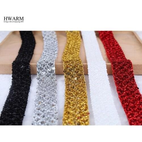 10Yards Sequins African Lace Fabric Ribbon Party Wedding Decoration DIY 3.5cm Beaded Fish Scales Sparkling Christmas Sewing Trim