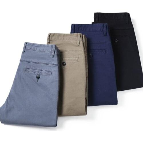 2021 Spring Summer Autumn New Casual Pants Men Cotton Slim Fit Chinos Fashion Trousers Male Brand Clothing Basic Mens Pants,667