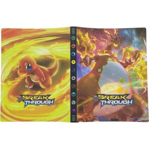 432PCS Pokemon Best Selling Cards Album Book Game Characters Cards Map Book Binder Folder Top Loaded List Toy Gift for Kid V MAX