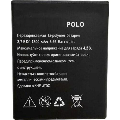 Battery For EXPLAY POLO Battery 3.7V 1800mAh Mobile Phone Replacement Batteries Li-Polymer Recharge