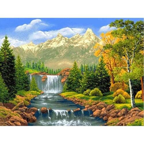 DIY Hot Diamond painting tree crafts autumn diamond embroidery sales landscape autumn cross stitch mosaic home decoration gifts