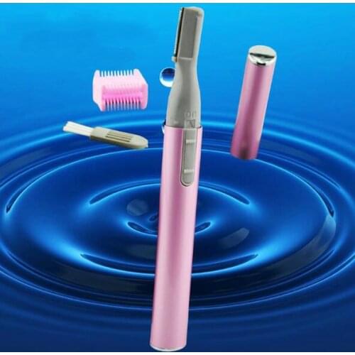 Blade Electric Eyebrow Trimmer With Eyebrow Comb Brush Face Eyebrow Hair Body Mini Portable Blade Razor Fashion Designer