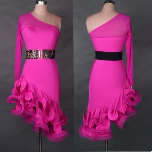 Customize Latin dance costume sexy latin dance dress women latin dance competition performance dresses