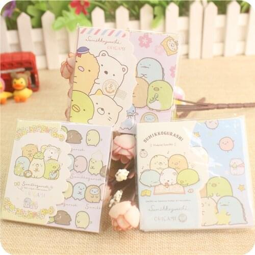 Cute Corner creature cat cartoon cute note Stationery Notes Portable Notepad School Office Supply DIY Handmade origami sticker