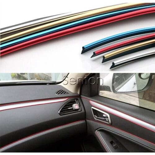 Car Interior Decoration Moulding 5M For Renault Duster Laguna Megane 2 3 Logan Captur Clio For Saab 9-3 9-5 93 For MG 3 ZR