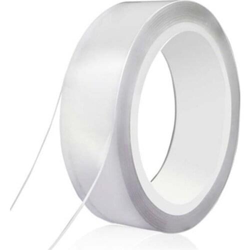 1/2/3/5meters Nano Tape Double Sided Tape Transparent NoTrace Reusable Waterproof Adhesive Tape Cleanable Home gekkotape
