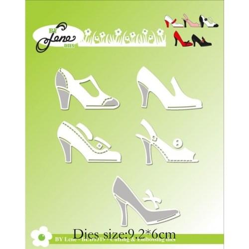 NEW Metal Cutting Dies Ladies high heels for Scrapbooking Steel Craft Die Cut Embossing Paper Card Album Stencil