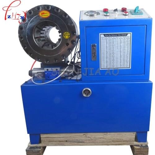By sea Hight quality 1/4" to 2" 4SH/SP BNT68 hydraulic hose crimping machine 1PC