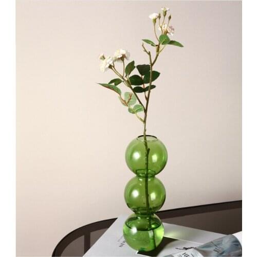 Nordic Dried Flower Vase White Ceramic Vase Home Decoration Flower Arrangement Hydroponic Home Cafe Studio Decor