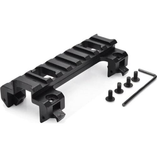 Tactical Weaver Scope Rail Mount Base 8 Slots 20mm Picatinny Claw For MP5 GSG5 G3 Series Airsoft Accessories Rifle Gel Ball