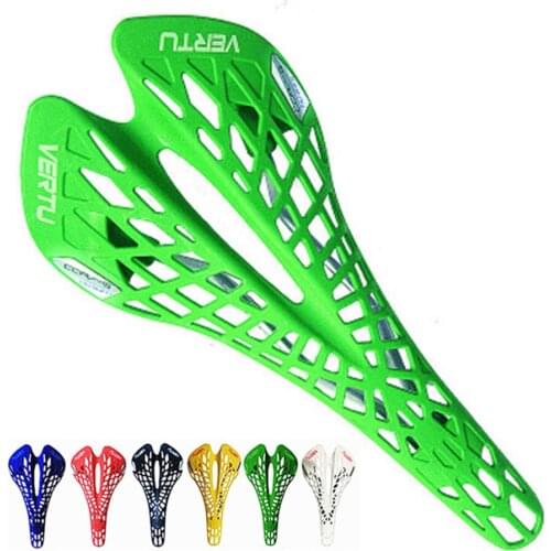 Ultra Light Cycling Mountain Bicycle Seat Saddle Hollow Spider Shock Absorption Bicycle Saddle Spider Web Cushion Equipment