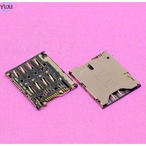 YuXi 2pcs Sim Card Socket Holder Tray Slot Connector For HTC One S Z520E G25 For Sony XPERIA ZL C6502 C6503 C6506 L35 LT35 L35h