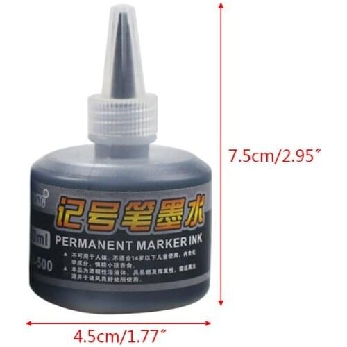 2021 New 1 Bottle 50ml Refill Ink for Refilling Inks Marker Pen Black Red Blue 3 Colors