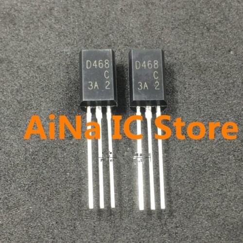 10PCS~50PCS/LOT 2SD468C D468-C D468 TO-92L Triode New Goods