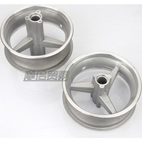 Mini motorcycle accessories two stroke 49cc small sports car wheel rim rear Aluminum Wheel hub Dirt Bike tire Scooter Moto