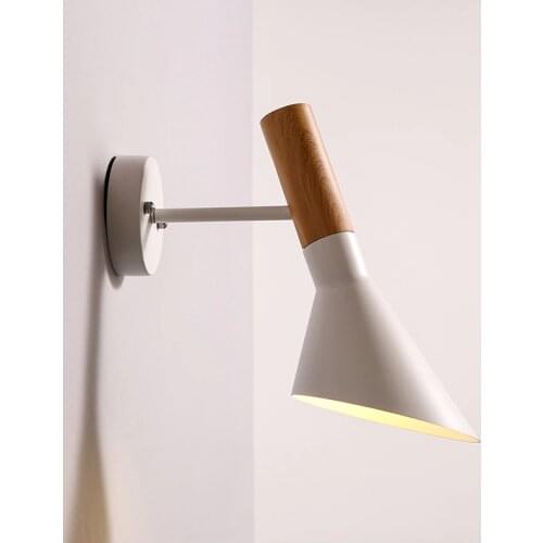 Free Shipping Replica Modern Vintage Arne Jacobsen wood LIKE Wall lights Creative AJ iron Wall lamp Modern Sconce light