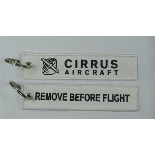 Cirrus Aircraft Airplane Pilot Aviation Key Chain High Quality Key Tag