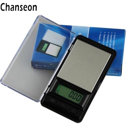 Chanseon 200g x 0.01g Mini Precision Digital Pocket Scale for Gold Bijoux Diamond Scale Jewelry 0.01 Weights Electronic Scales