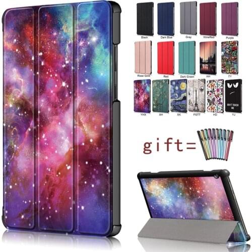 Case For Lenovo Tab M10 HD(2nd Gen) TB-X306 10.1 Smart Cover M10 FHD Plus 10.3 Funda Ultra Slim Magnetic Folding Stand Shell+Pen