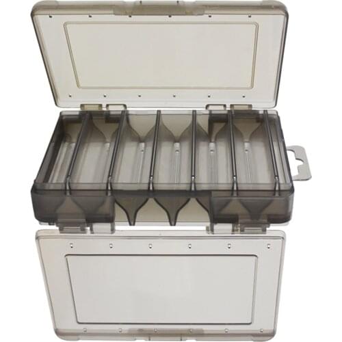 Double Sided Fishing Lure Tackle Box Squid Jig Minnows Bait Fishing Tackle Box Storage Case Container