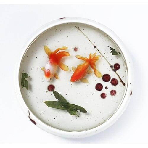 1pcs 3D Clear Goldfish Stickers UV Epoxy Resin Molds Craft Filling Resin Molds For DIY Jewelry Making Supplies Epoxy Moulds