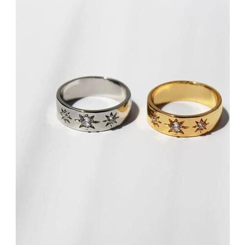 GHIDBK Rings With Cubic Zirkonia For Women