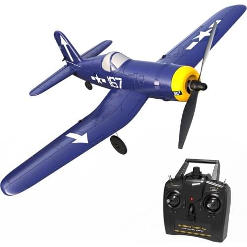 Hobby Volantex 761-8 RC Airplane 2.4GHz 6-Axis Gyro F4U Corsair RC Plane Glider Foam Trainer Warbird Fixed Wing RTF Propeller