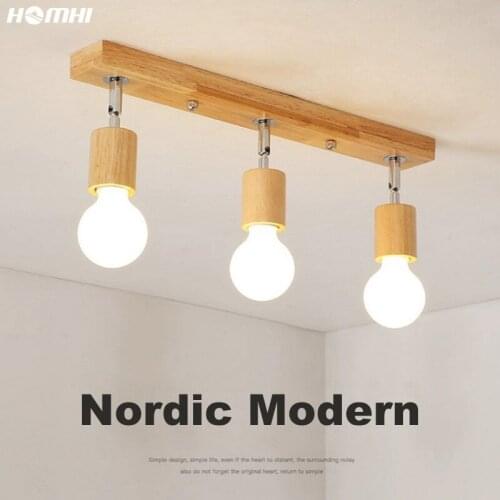 Japanese Style Wooden Bedroom Porch Light Modern Surface Ceiling Lamp Cafe Loft Restaurant Cozinha Lustres Para Sala De Jantar