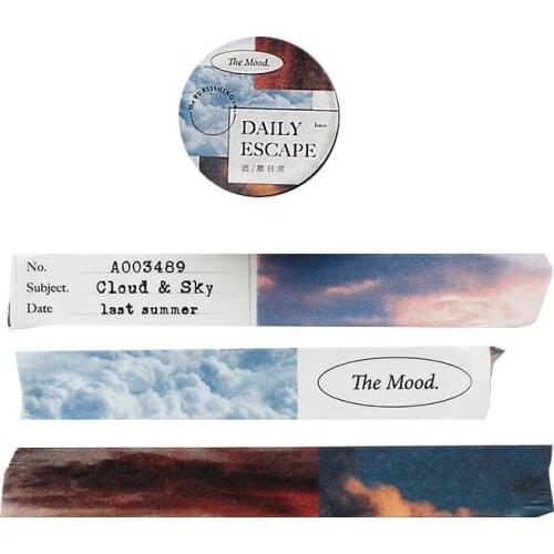 INS Moment Coastal Scenery Material Paper junk Journal Planner Scrapbooking Album Vintage Decorative Stickers DIY Craft Paper