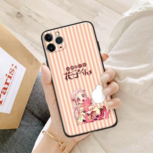 Jibaku shounen hanako kun anime art silicone Phone Case FOR iPhone Se 6 6s 7 8 Plus X Xr Xs 11 12 Mini Pro Max Glass Cover