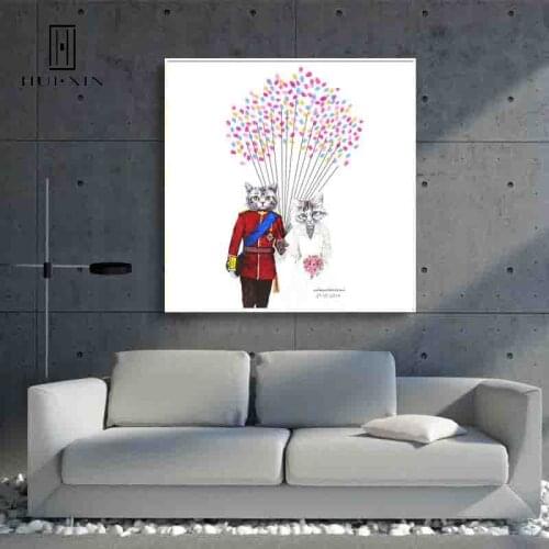 Cat in the Uniform of Royal Guard Carrying Best Wishes for Birthdays Weddings Ceremonies DIY Fingerprint Guestbook Souvenir