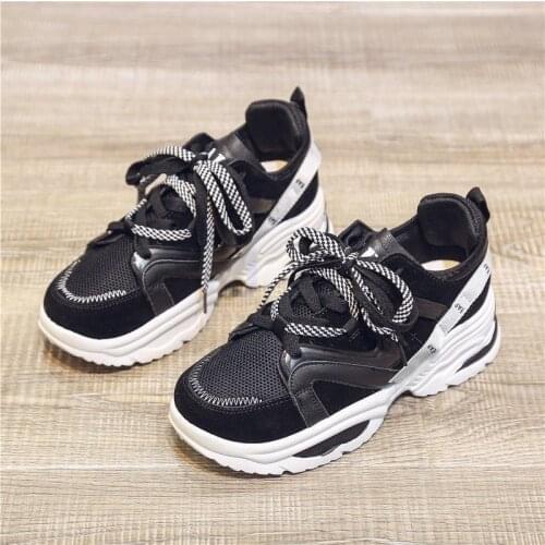 Platform Sneakers Vulcanized Height Increasing Shoes Woman Sneakers Chunky Basket Femme Sneakers Women Snikers Zapatos De Mujer
