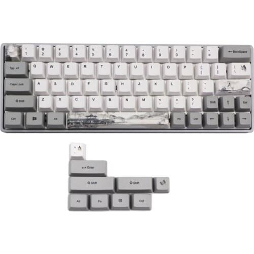 OEM PBT Cherry Blossom Keycap Mechanical Keyboard Keycaps Dye-Sublimation Keycap