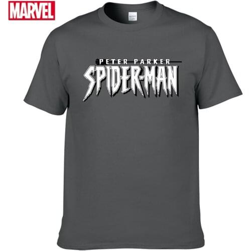 Marvel The Avengers Spider Man t shirt Comfortable Breathable 100% cotton Fashion clothes for teens Summer Tops men shirt #90