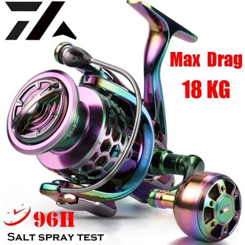 New 100% Anti-Saltwater Fishing Reel Pass 96h Salt Spray Test Spinning Reel Aluminum Alloy Main Body Sea Boat Fishing