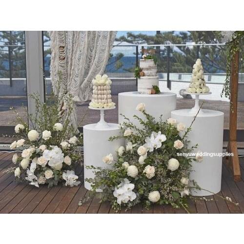New style Luxury Wedding Decor white acrylic Backdrop Wedding Decoration High senyu2500