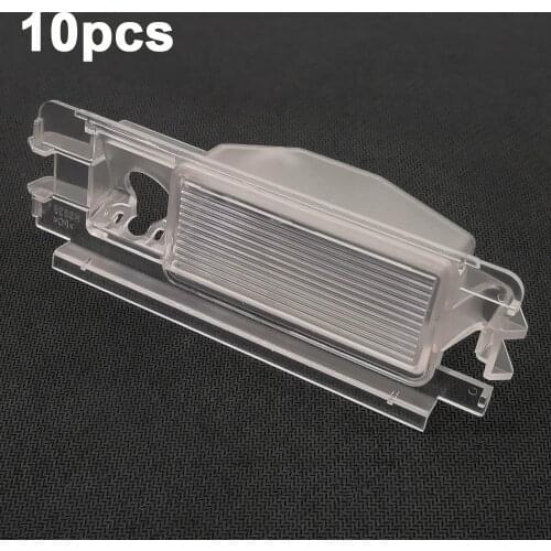 YIFOUM 10pc Car Rear View Backup Camera Bracket License Plate Light For Renault Dacia Sandero Stepway Logan 1 2 MCV Pulse Clio 2