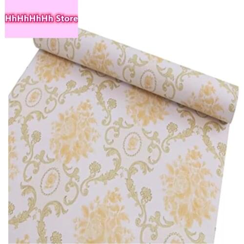 Peel And Stick Vinyl Textured Self Adhesive Wall Paper For Home Walls Vintage Damask Floral Wallpaper Kidroom Bedroom Decorative