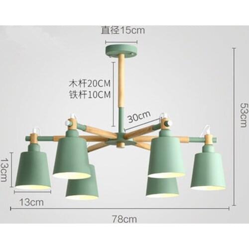 Modern led Chandelier for Kitchen Dining Room Living Room Suspension luminaire Hanging Pink Blue Bedroom Chandeliers Fixtures