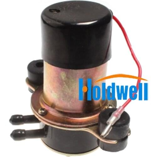 Holdwell 12V Fuel Lift Pump 40901-00080 E5150005 For Mitsubishi L2E L3E Volvo EC20B EC15 EC45