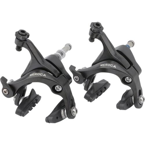 Road Bike Brake Dual Pivot Caliper Folding Bicycle Side Pull Rim Brake Center Mount Front Rear Road Bike C Clip 105D