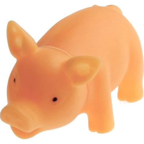 Pet Puppy Supplies Chew Squeaker Squeaky Rubber For Dog Toys Play Sound Pig Random delivery