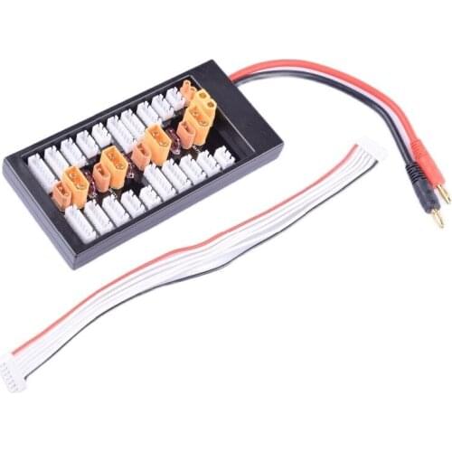High Quality 2 In 1 XT60 XT30 Plug 2S-6S Parallel Battery Charging Balance Board