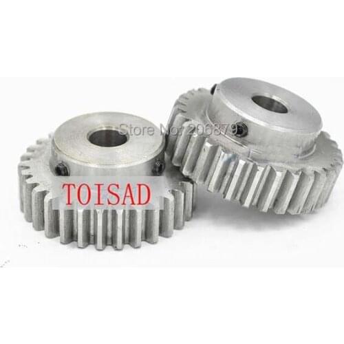 1.5M 1.5mod Gear pinion 50T 50Teeth Mod Bore 6mm Right Teeth 45# steel positive gear CNC gear rack