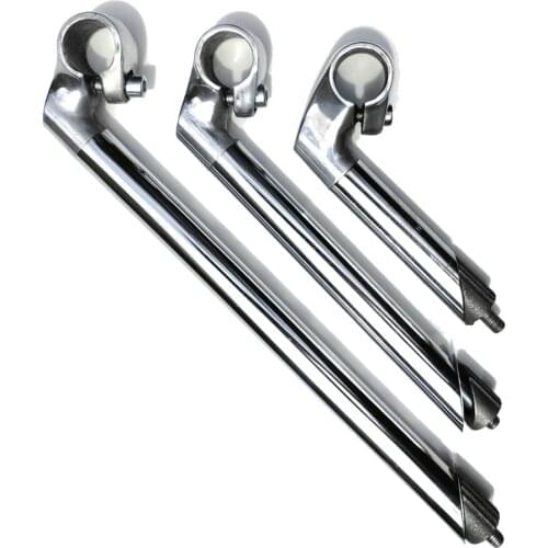 1PC Chrome Handlebar Stem Quill 22.2mm Bike Cycle Traditional Vintage Bicycle Handle Bar Stem Riser 300mm Extension Stem Parts