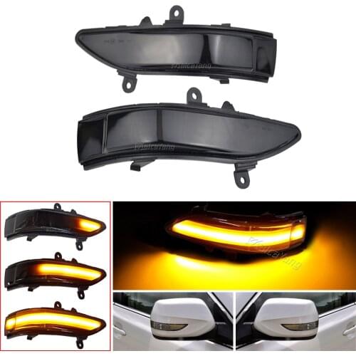 2x For Subaru Forester Outback Legacy Tribeca 2007-2014 Dynamic Turn Side Rearview Mirror Signal Blinker Flasher Light lamp