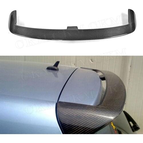 Carbon fiber rear roof spoiler lip wings for Volkswagen VW Golf 6 MK6 VI Sandard 2010-2013 V Style